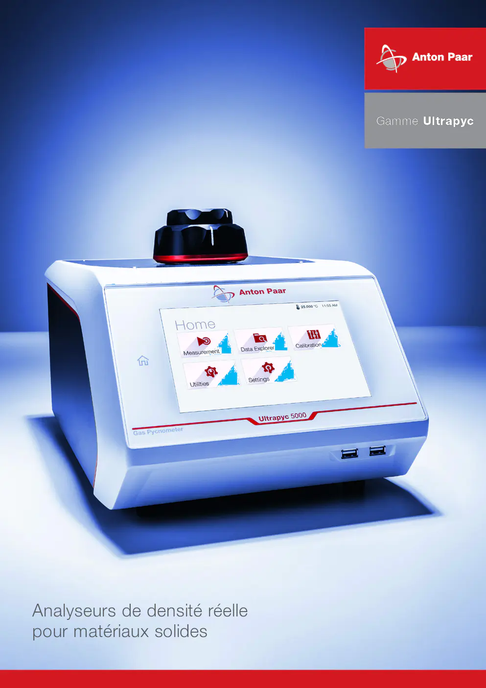 Image du document pdf : brochure des analyseurs de densité réelle ultrapyc pour matériaux solides  