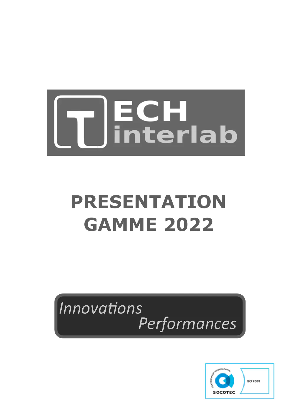 Image du document pdf : présentation brochure technique interlab gamme 2022  