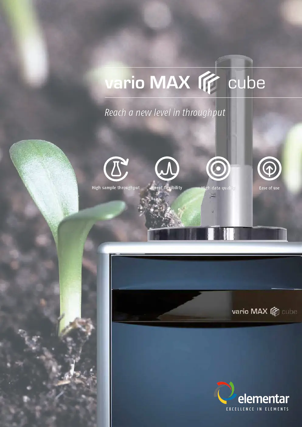 Image du document pdf : brochure du vario max cube par elementar  