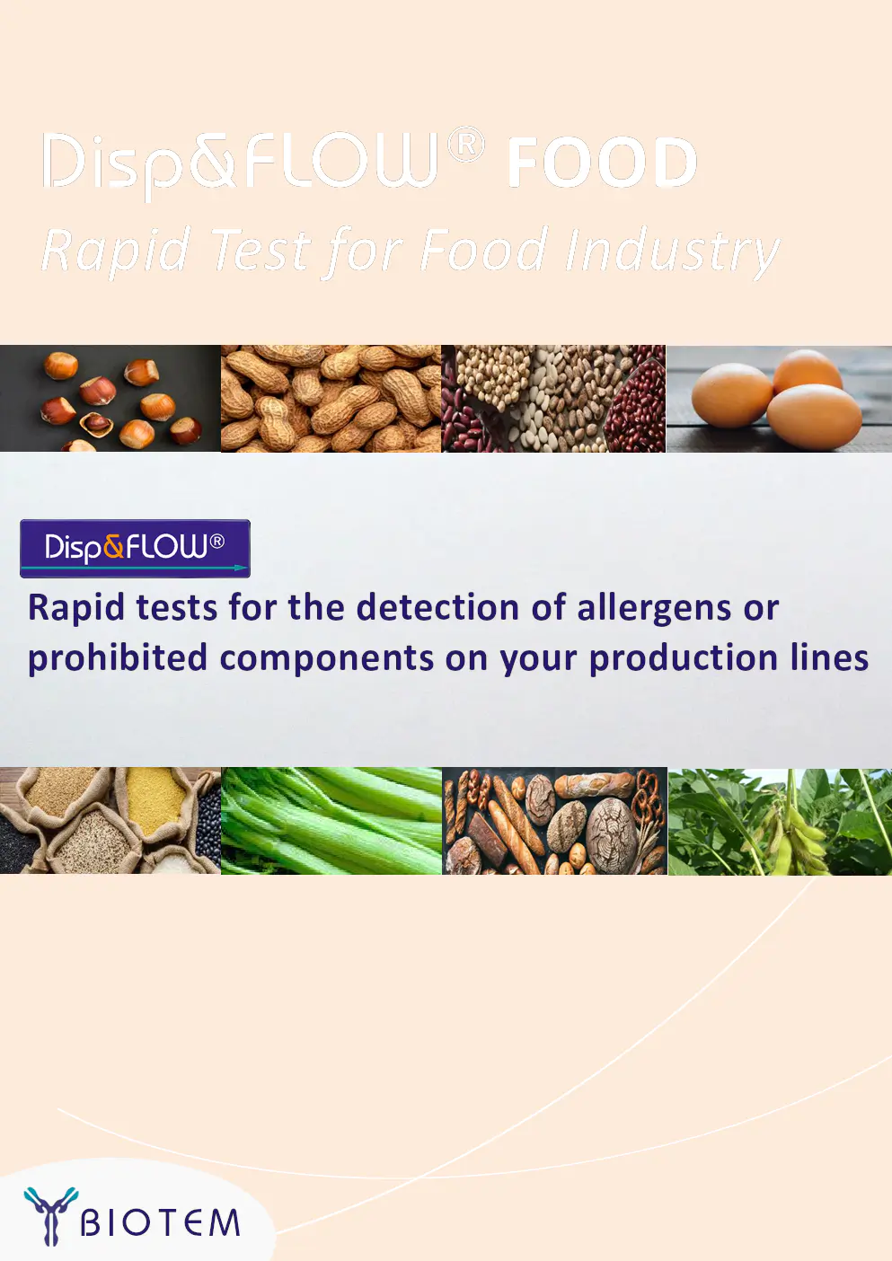 Image du document pdf : brochure du test rapide disp&flow food pour l