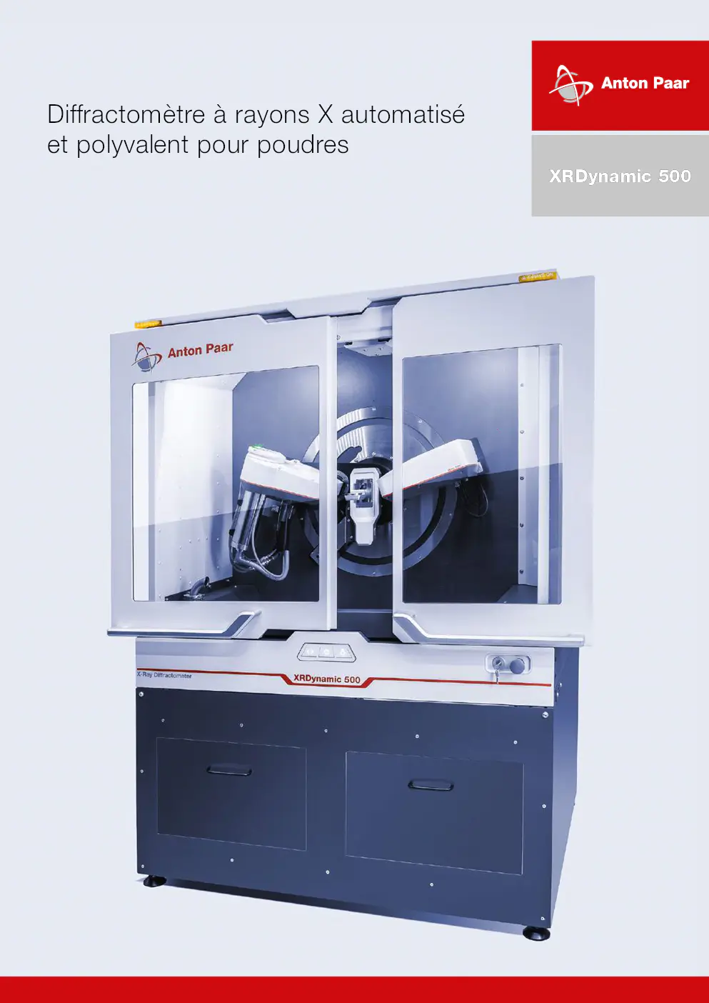 Image du document pdf : brochure du diffractomètre à rayons X automatisé xrdynamic 500  